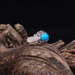 انگشتر فیروزه عجمی مردانه کد 10827