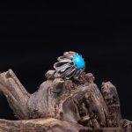 انگشتر فیروزه عجمی مردانه کد 10837