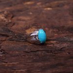 انگشتر فیروزه عجمی مردانه کد 10842