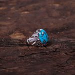 انگشتر فیروزه شجری مردانه کد 10844