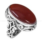 انگشتر عقیق یمن مردانه کد 11923