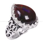 انگشتر اوپال مردانه کد 11927