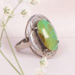 انگشتر فیروزه شجری زنانه کد 13573