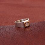 انگشتر نقره مردانه کد 11257