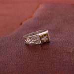 انگشتر نقره مردانه کد 11262
