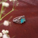 انگشتر فیروزه بچه گانه کد 11273