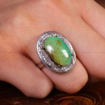 انگشتر فیروزه شجری زنانه کد 13573