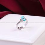 انگشتر فیروزه بچه گانه کد 11300