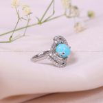 انگشتر فیروزه شجری زنانه کد 11434