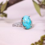 انگشتر فیروزه شجری زنانه کد 11448