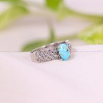 انگشتر فیروزه شجری زنانه کد 11453