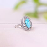 انگشتر فیروزه شجری زنانه کد 11632