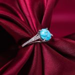 انگشتر فیروزه شجری زنانه کد 11641