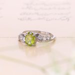 انگشتر زبرجد زنانه کد 11758