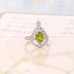 انگشتر زبرجد زنانه کد 11759