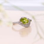 انگشتر زبرجد زنانه کد 11760