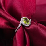 انگشتر زبرجد زنانه کد 11770