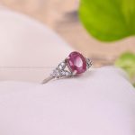 انگشتر یاقوت سرخ زنانه کد 11819