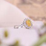 انگشتر اوپال زنانه کد 11826