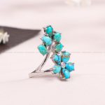 انگشتر فیروزه شجری زنانه کد 12164