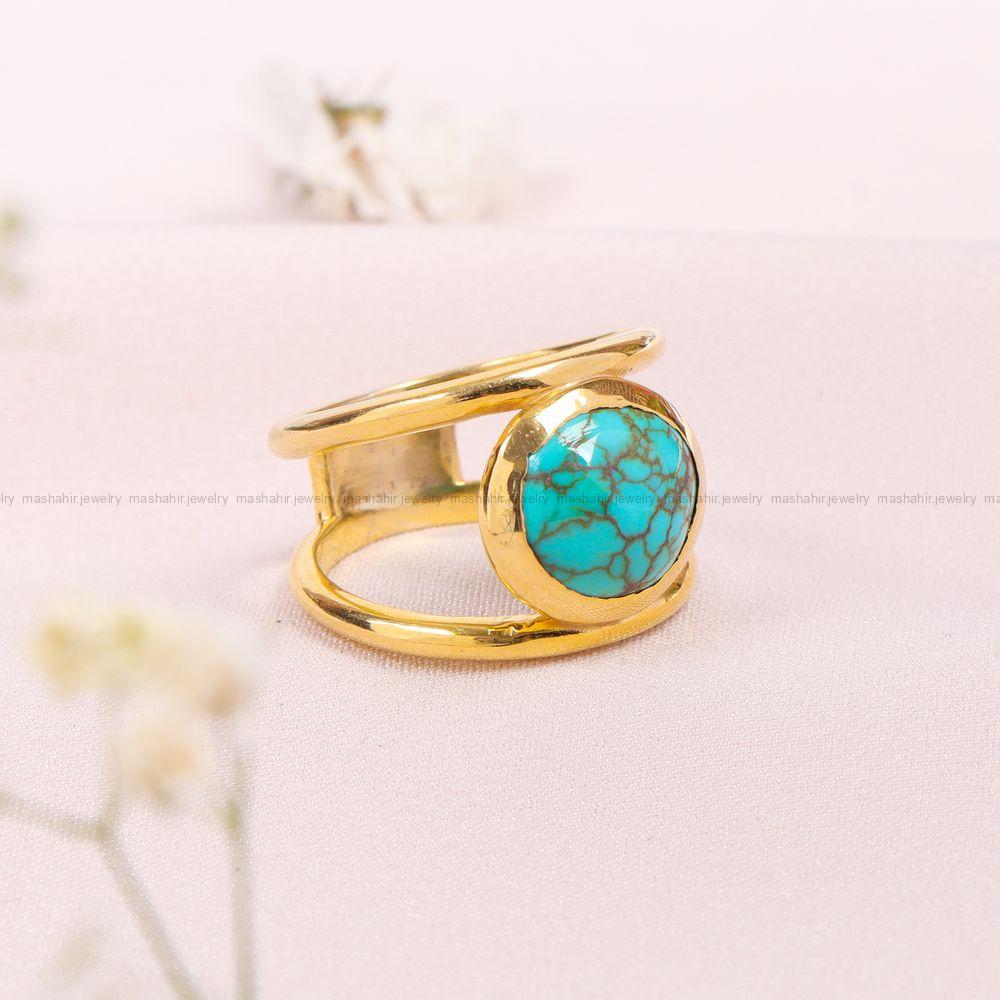 انگشتر فیروزه شجری زنانه کد 12166