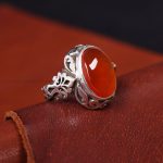 انگشتر عقیق یمن مردانه کد 11360