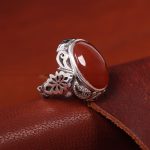 انگشتر عقیق یمن مردانه کد 11362