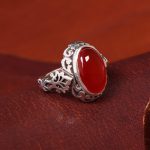 انگشتر عقیق یمن مردانه کد 11363