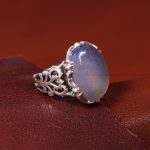 انگشتر عقیق سوسنی مردانه کد 11369