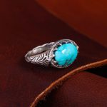 انگشتر فیروزه شجری مردانه کد 11377