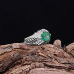 انگشتر زمرد مردانه کد 11382