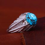 انگشتر فیروزه شجری مردانه کد 11707