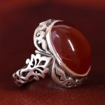 انگشتر عقیق یمن مردانه کد 11925