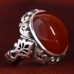 انگشتر عقیق یمن مردانه کد 11926