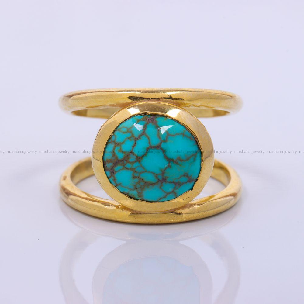 انگشتر فیروزه شجری زنانه کد 12166