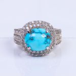 انگشتر فیروزه شجری زنانه کد 12170