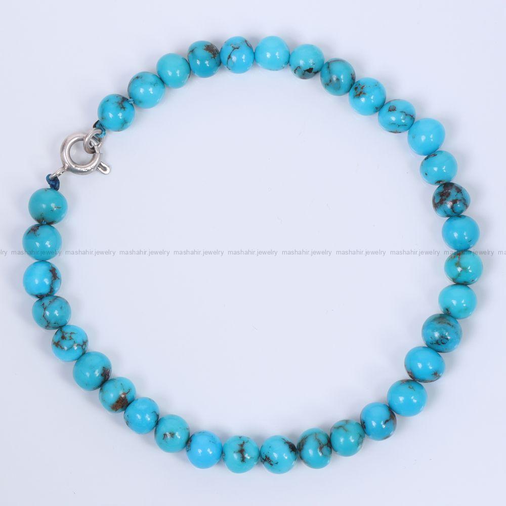 دستبند فیروزه زنانه کد 12181