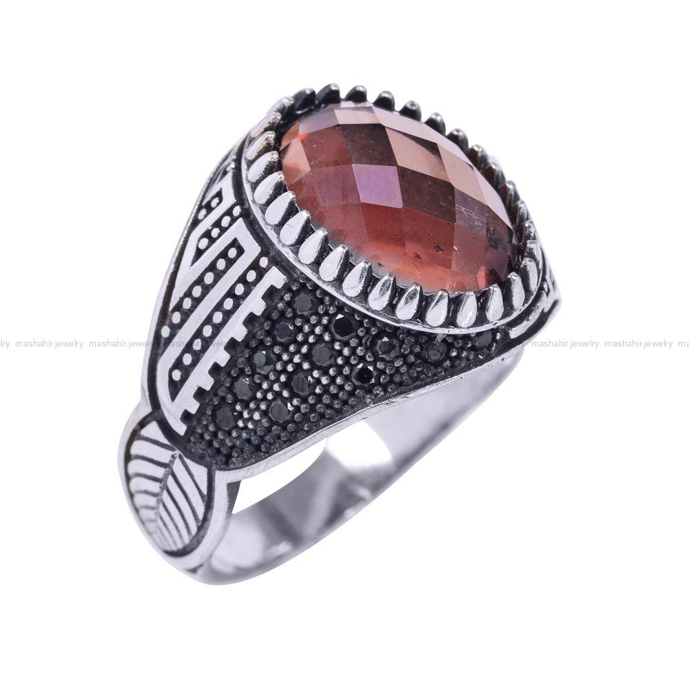 انگشتر الکساندریت مردانه کد 12111