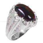 انگشتر اوپال مردانه کد 12255