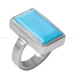 انگشتر فیروزه عجمی مردانه کد 12402