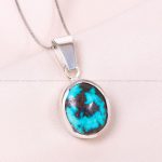 گردنبند فیروزه زنانه کد 12421