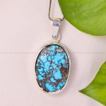 گردنبند فیروزه زنانه کد 12438