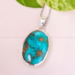 گردنبند فیروزه زنانه کد 12440