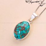 گردنبند فیروزه زنانه کد 12451