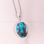 گردنبند فیروزه زنانه کد 12482
