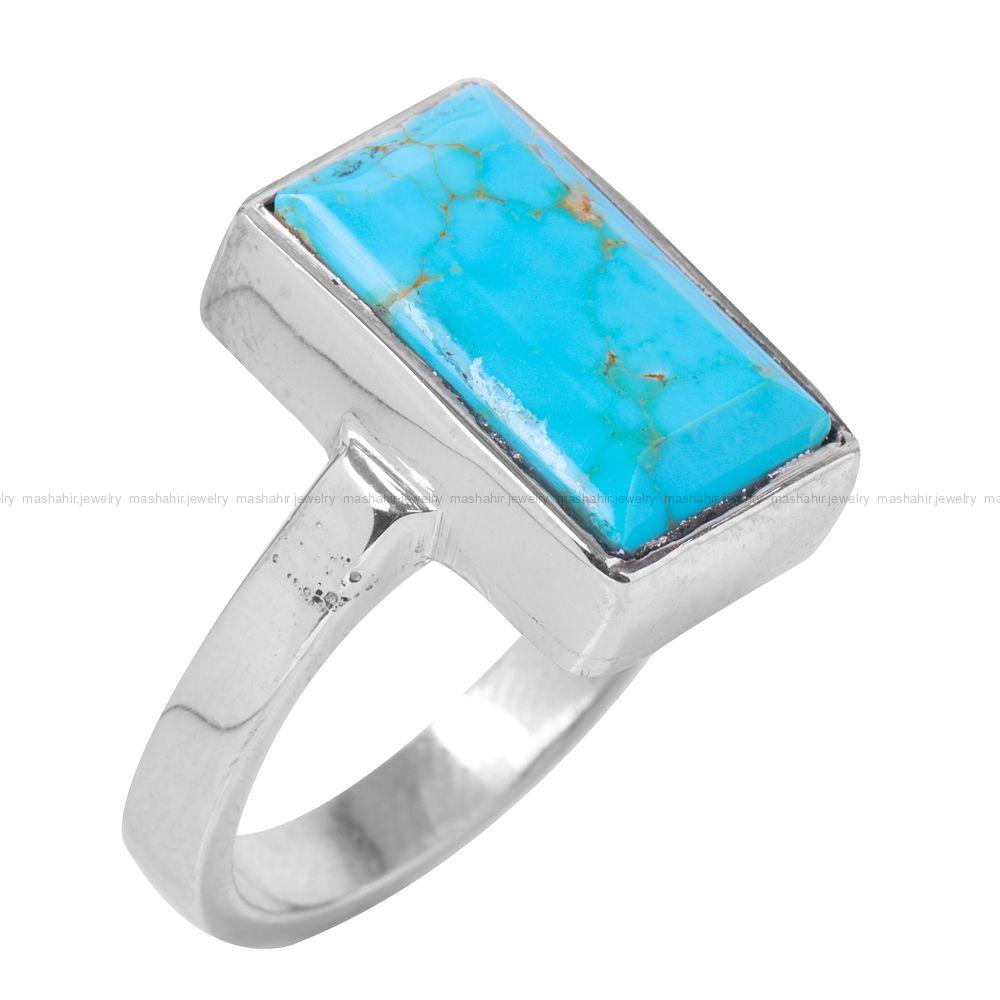 انگشتر فیروزه شجری مردانه کد 12627