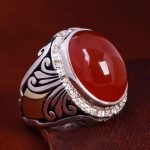 انگشتر عقیق یمن مردانه کد 12769