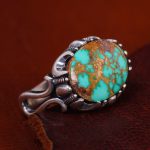 انگشتر فیروزه شجری مردانه کد 12818