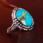 انگشتر فیروزه شجری مردانه کد 12868