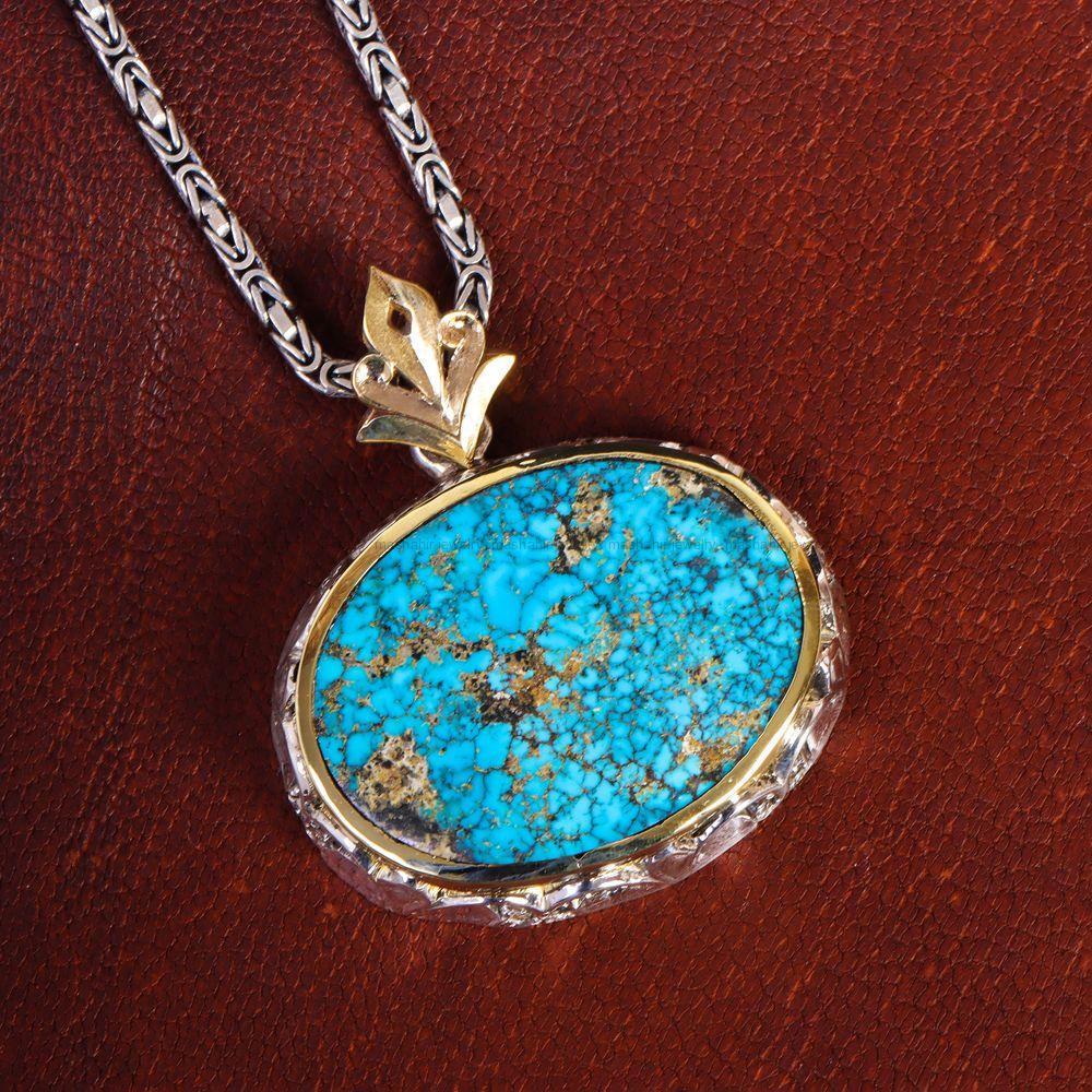 گردنبند فیروزه شجری کد 12938